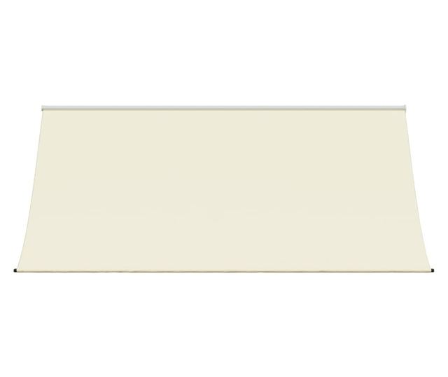 krémszínű szövet és acél feltekerhető napellenző 300 x 150 cm