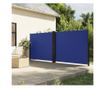kék behúzható oldalsó napellenző 160 x 600 cm
