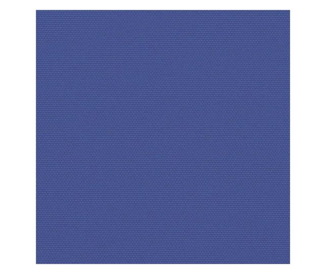 kék behúzható oldalsó napellenző 160 x 500 cm