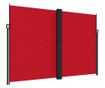 piros behúzható oldalsó napellenző 220 x 1000 cm