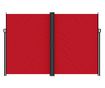 piros behúzható oldalsó napellenző 220 x 1000 cm