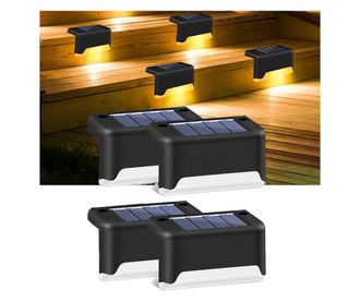 Set 4 x Lampa Solara estetica exterioara pentru GARD sau SCARI