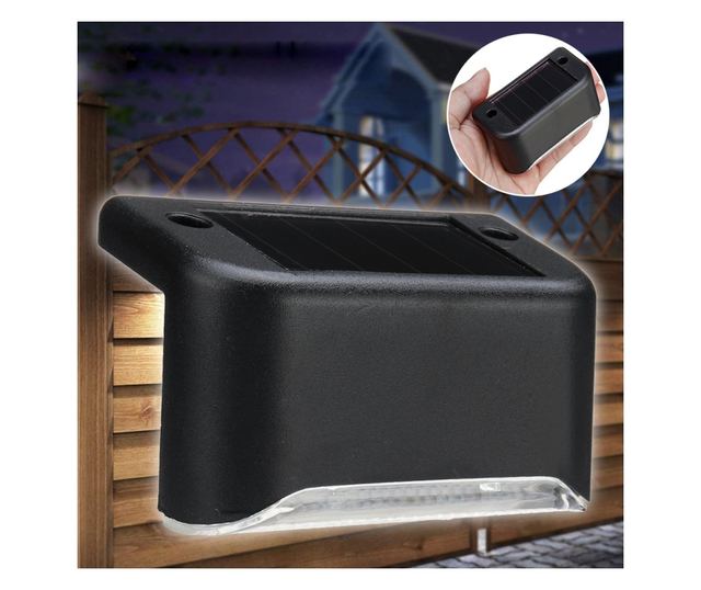 Set 4 x Lampa Solara estetica exterioara pentru GARD sau SCARI