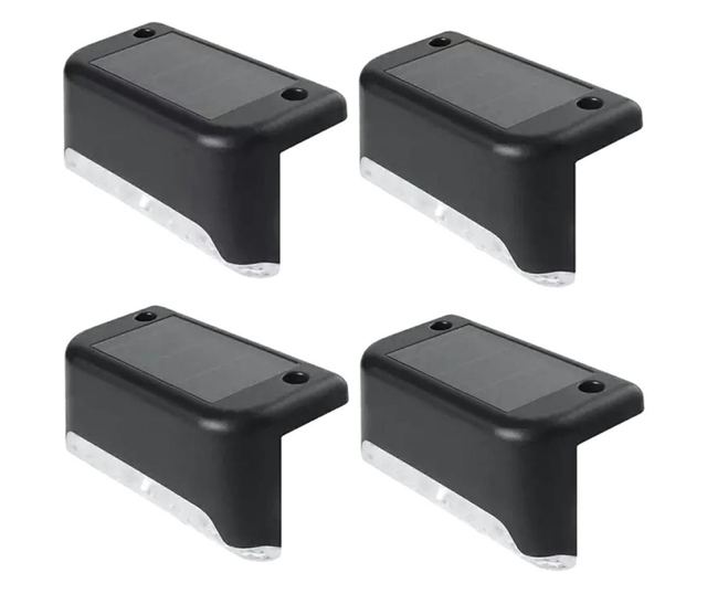 Set 4 x Lampa Solara estetica exterioara pentru GARD sau SCARI