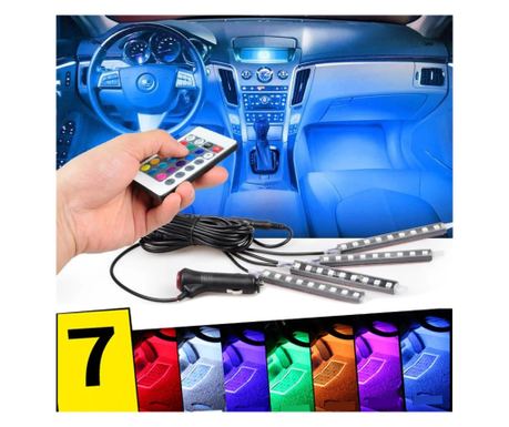 UnderCar LED világítás - RGB belső vagy külső használatra távirányítóval - 22cm