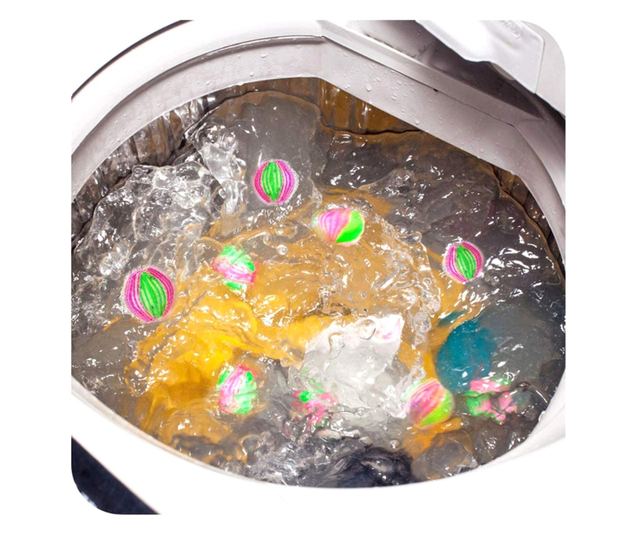 Set 6 bile anti-scamosare pentru masina de spalat