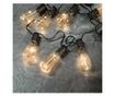 Sir lumini solare cu LED - model bec - 30 LED-uri - 180 cm