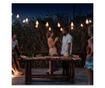 Sir lumini solare cu LED - model bec - 30 LED-uri - 180 cm
