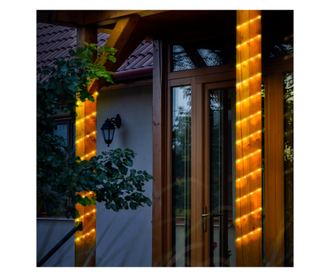 Lampa solara tip cablu - 4,9 m - alb cald