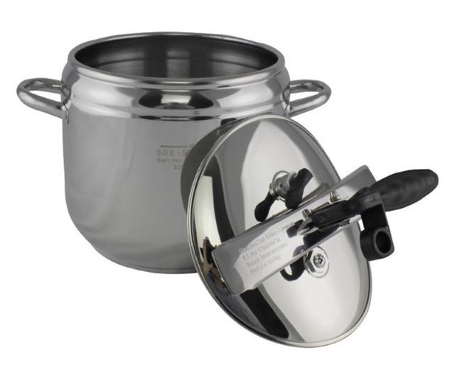 Oală sub presiune, inox, 5L