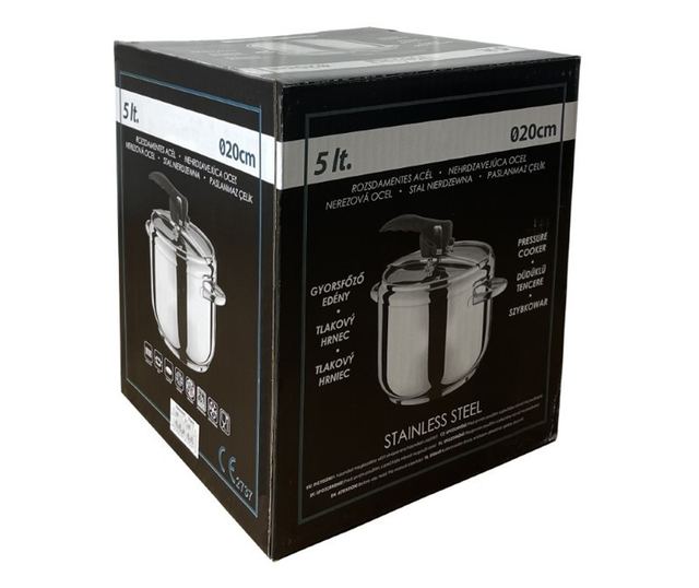 Oală sub presiune, inox, 5L