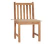 Градински столове с възглавници, 2 бр., Масивно дърво тиково дърво thumbnail 2