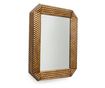 Oglinda decorativa Vanity, dreptunghiulara, 81x61cm, Bronz antichizat
