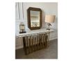 Oglinda decorativa Vanity, dreptunghiulara, 81x61cm, Bronz antichizat