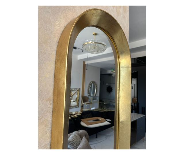 Oglinda decorativa Bronze, ovala, 110x47cm, Aurie