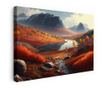 Vászonkép, Autumn Field Lake, 40x60 cm thumbnail 1