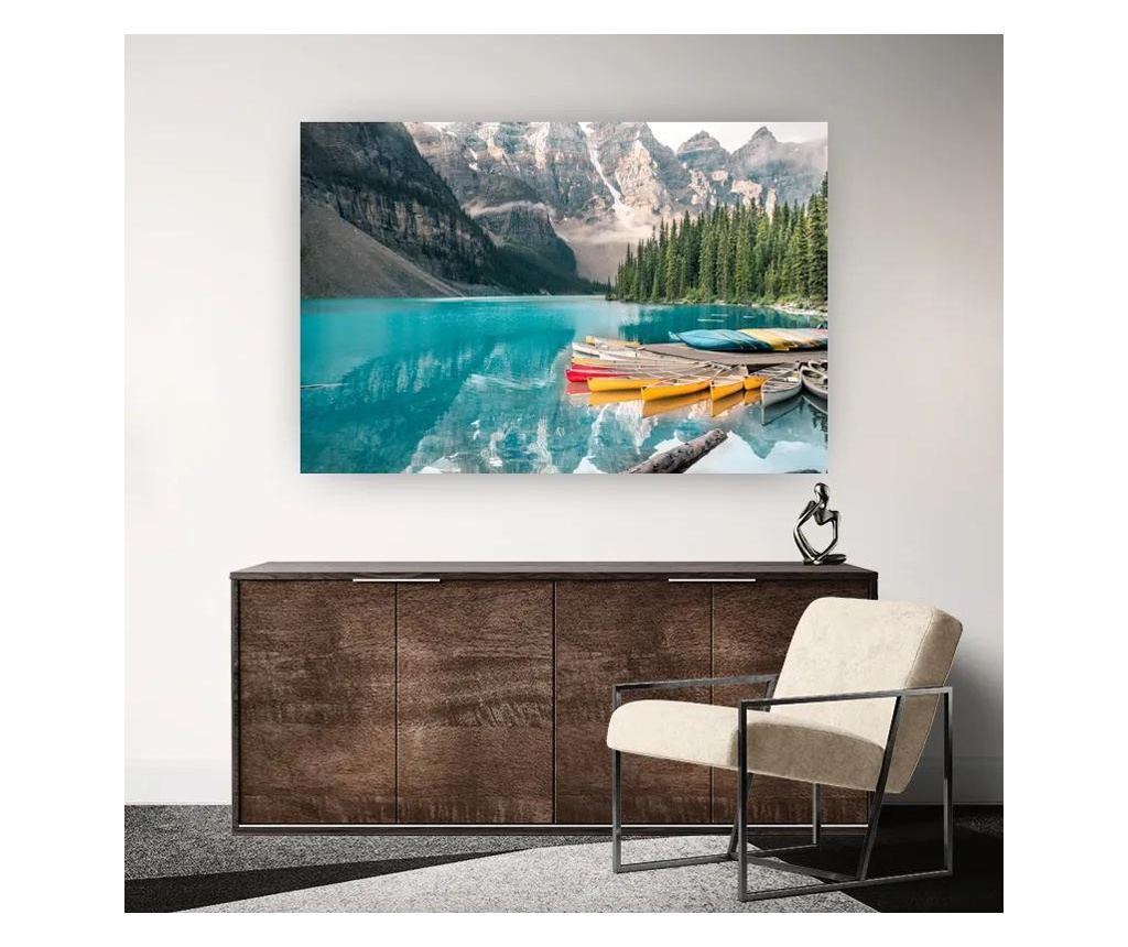 Vászonkép, Beautiful Moraine Lake, 50x70 cm - 2