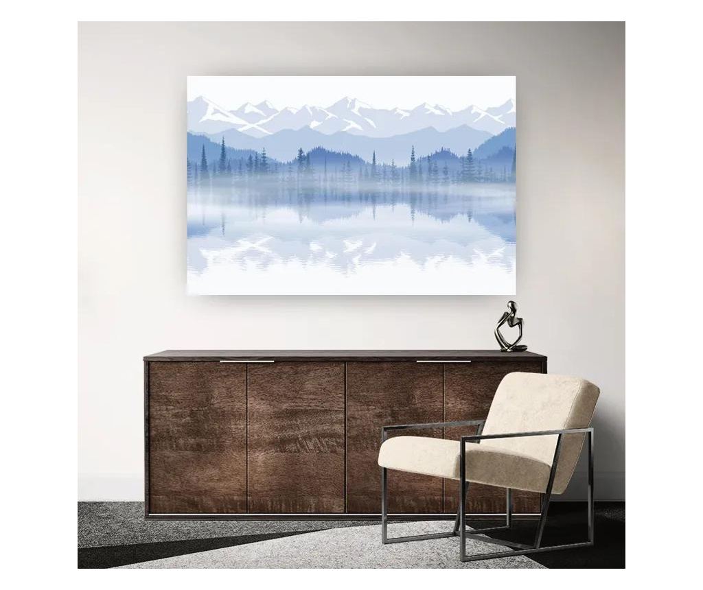 Vászonkép, Blue Lake Mountain, 70x100 cm - 2