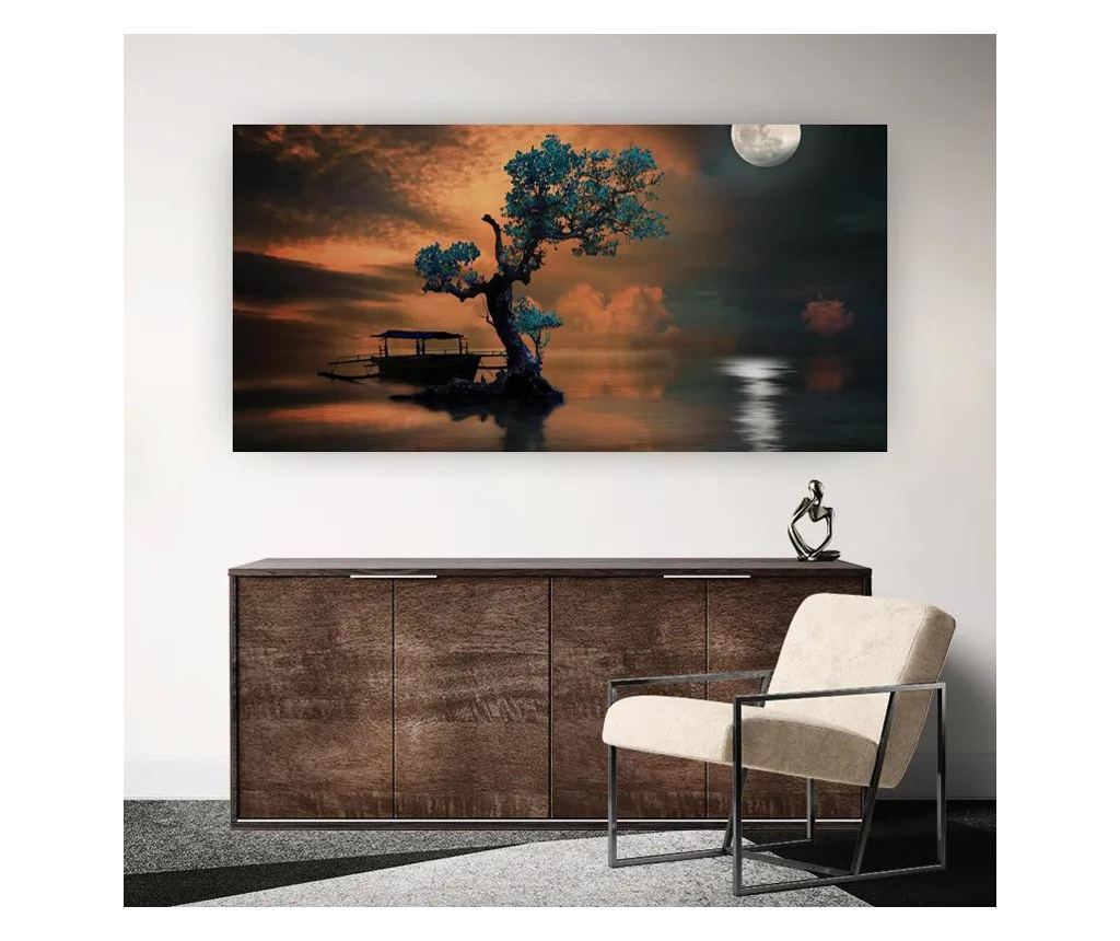 Vászonkép, Blue Tree, 50x100 cm - 2