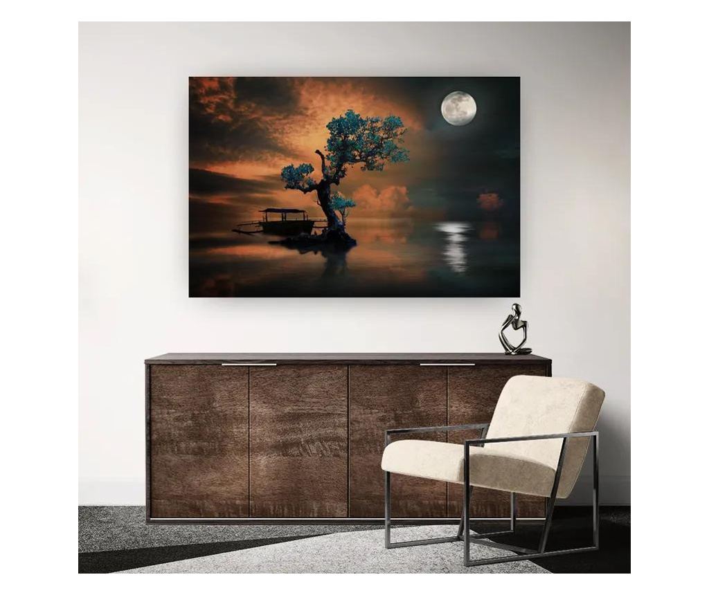 Vászonkép, Blue Tree, 90x140 cm - 2