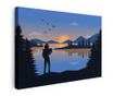 Vászonkép, Lake Woman View, 20x30 cm thumbnail 1