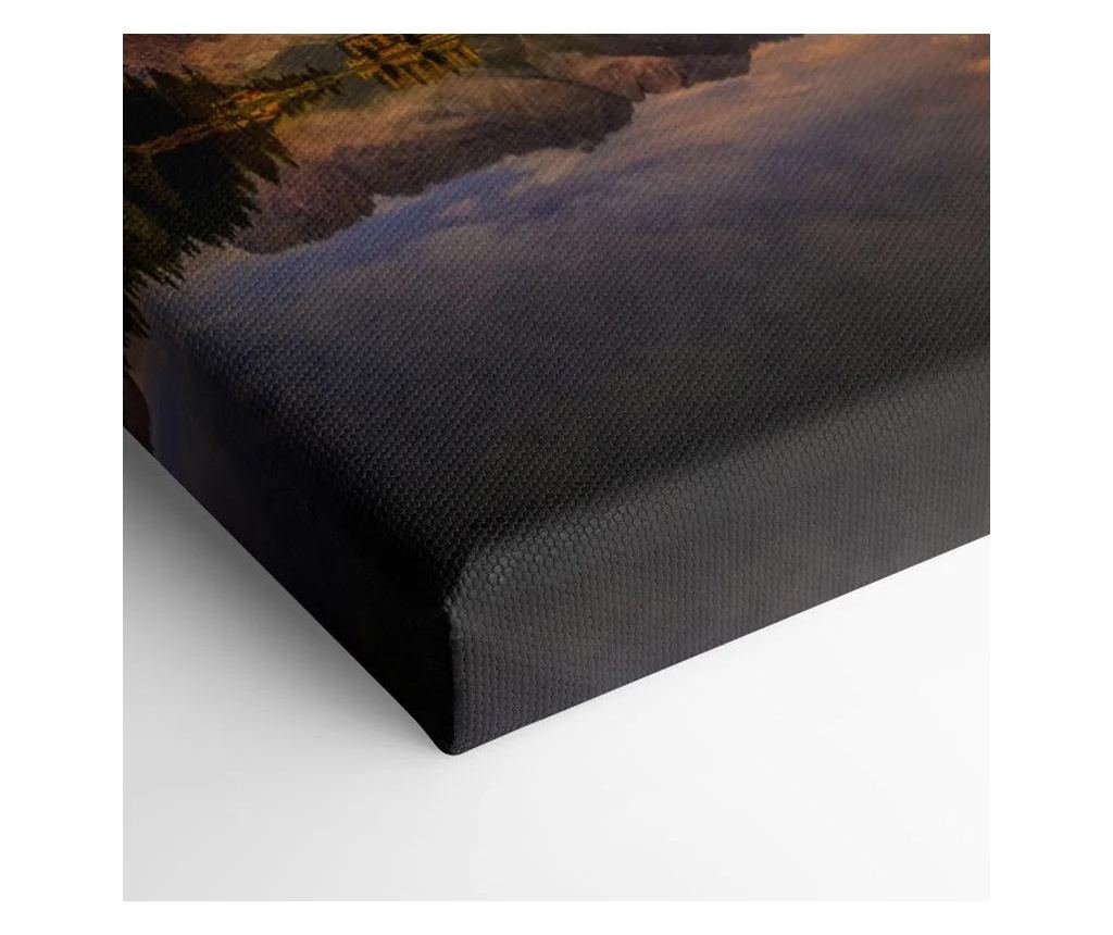Vászonkép, Misurina Sunset, 40x80 cm - 3