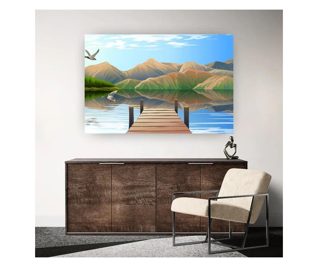 Vászonkép, Morning Lake, 30x40 cm - 2