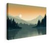 Vászonkép, Mountain Green Lake, 70x100 cm thumbnail 1