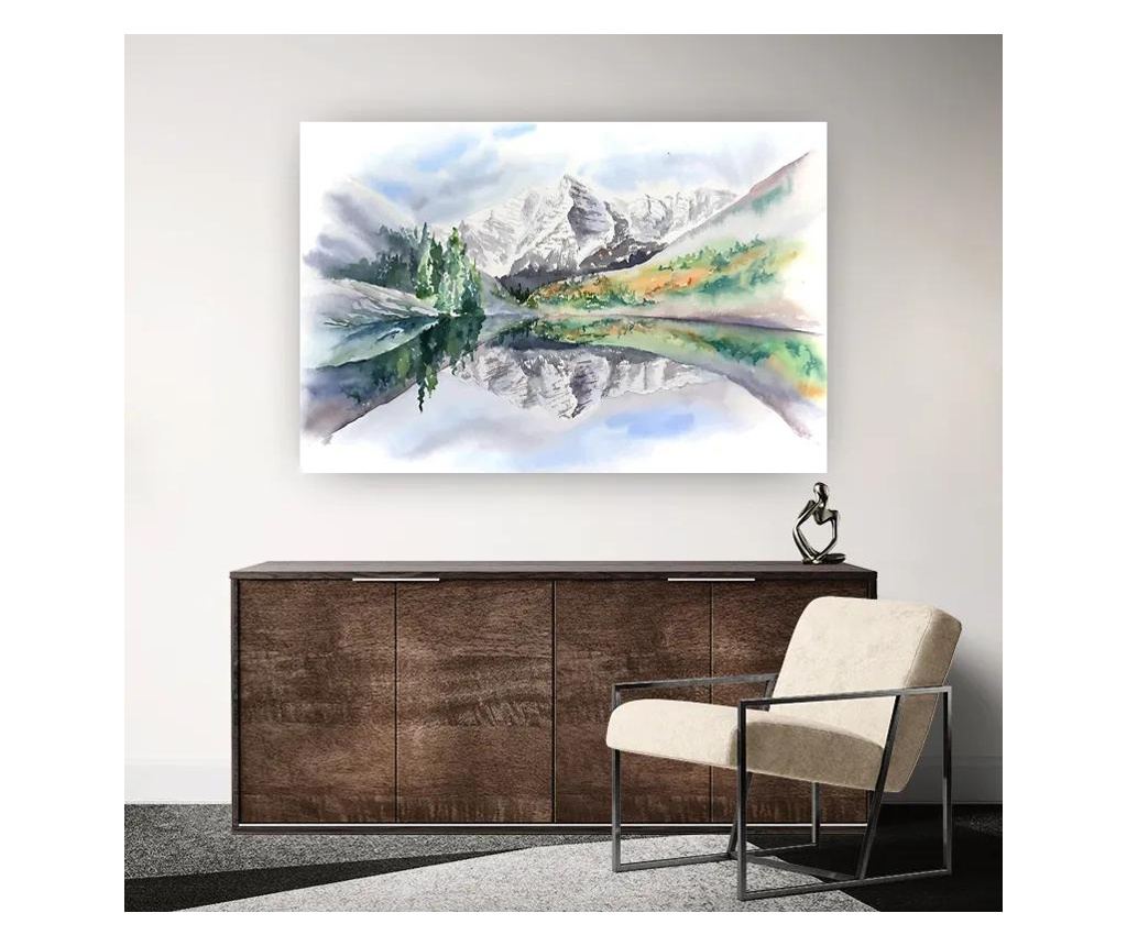 Vászonkép, Mountain Lake Paint, 40x60 cm - 2