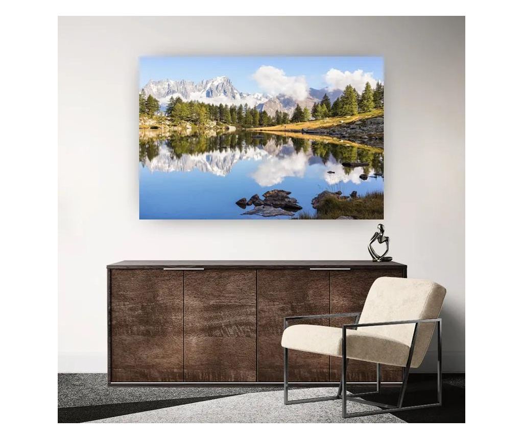 Vászonkép, Mountain Reflection, 90x140 cm - 2