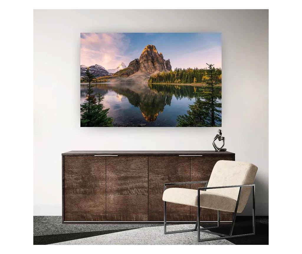 Vászonkép, Mountain Sunrise Lake, 30x40 cm - 2