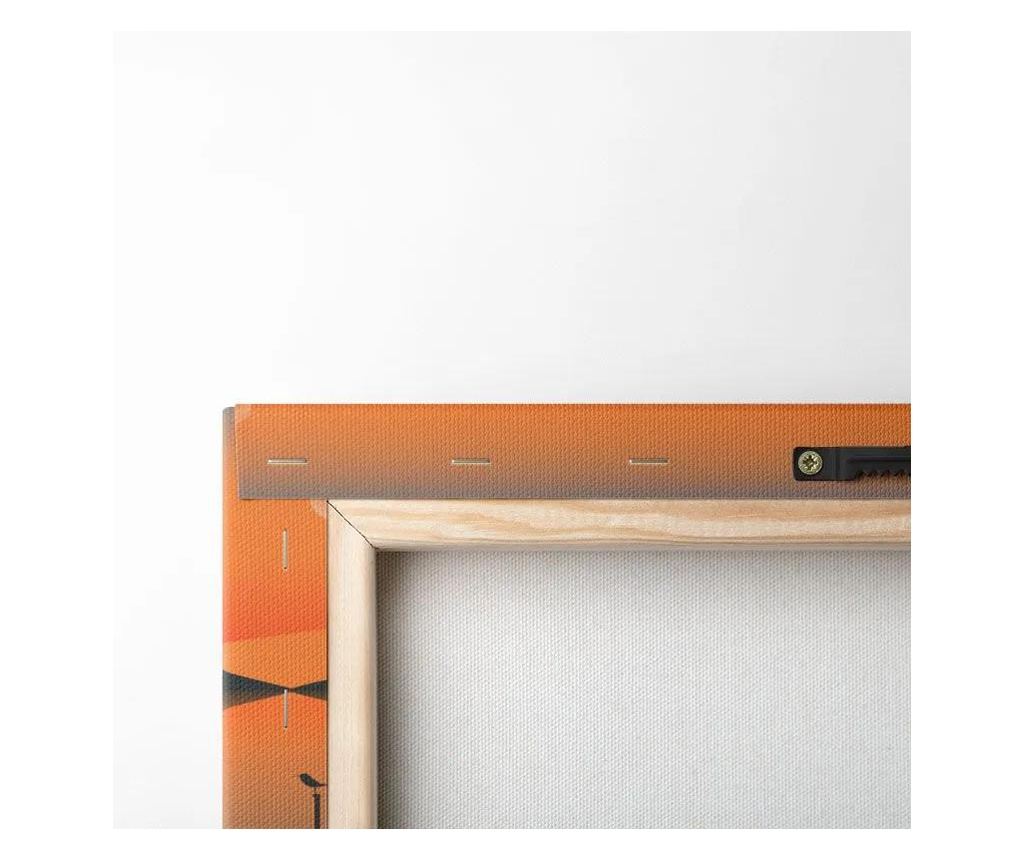 Vászonkép, Orange Bird Lake 01, 30x40 cm - 4