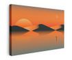 Vászonkép, Orange Bird Lake 01, 30x40 cm thumbnail 1