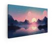 Vászonkép, Pink Light Lake, 80x160 cm thumbnail 1