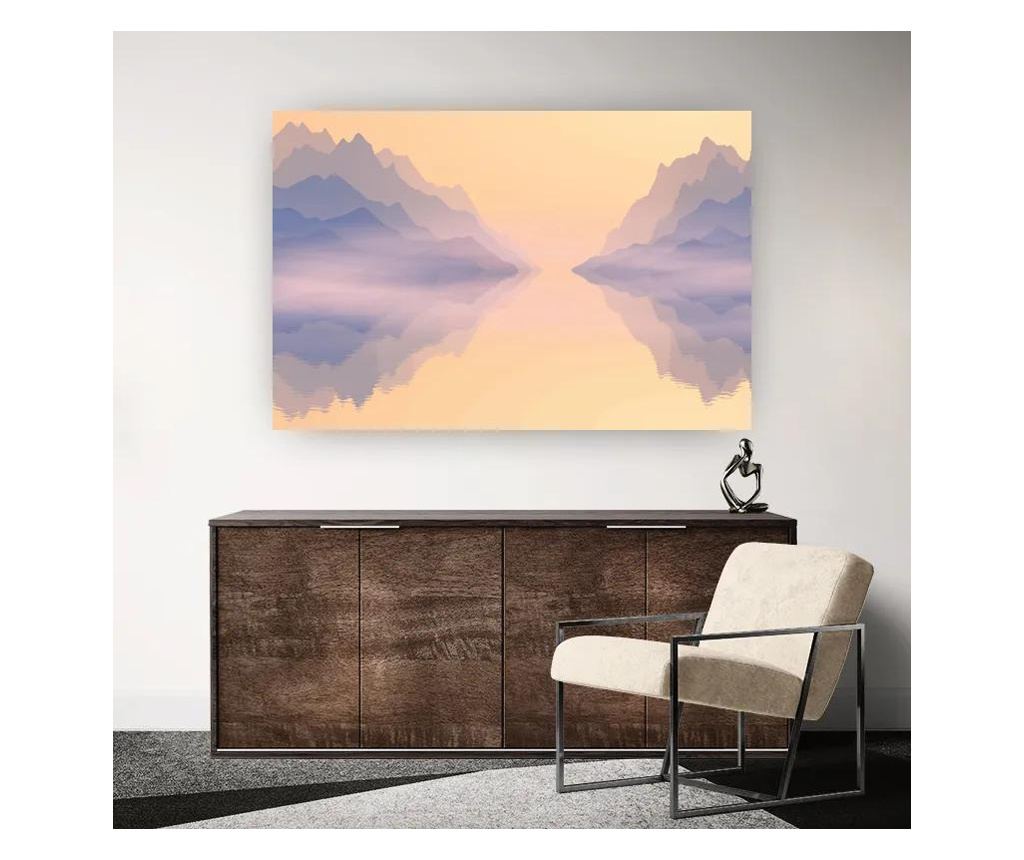 Vászonkép, Purple Mountain Lake, 30x40 cm - 2