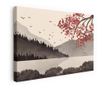 Vászonkép, Red Tree Lake, 80x120 cm thumbnail 1