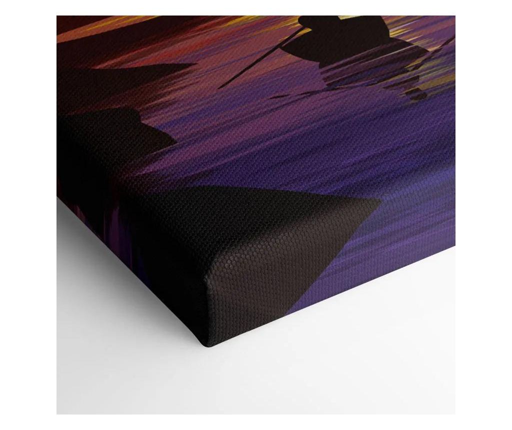 Vászonkép, River Purple Light, 60x120 cm - 4