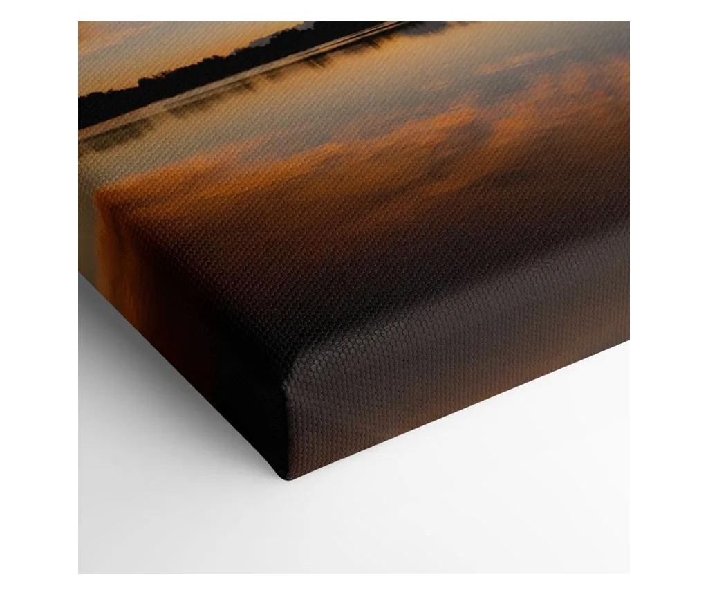 Vászonkép, Simple Sunset Lake, 40x60 cm - 3