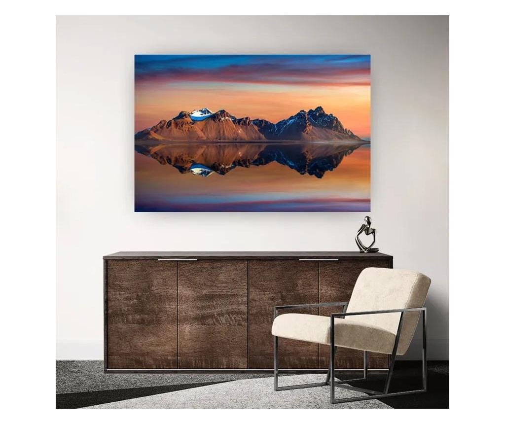 Vászonkép, Stokksnes Iceland, 90x140 cm 90x140 cm - 2