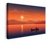 Vászonkép, Sunset Boat View, 20x30 cm thumbnail 1
