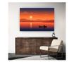 Vászonkép, Sunset Boat View, 20x30 cm thumbnail 2