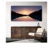 Vászonkép, Sunset Forest Lake, 80x160 cm thumbnail 1