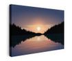 Vászonkép, Sunset Forest Lake, 90x140 cm thumbnail 1