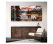 Vászonkép, Sunset Lake View, 80x160 cm thumbnail 2