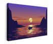 Vászonkép, Sunset Scenery View, 20x30 cm thumbnail 1