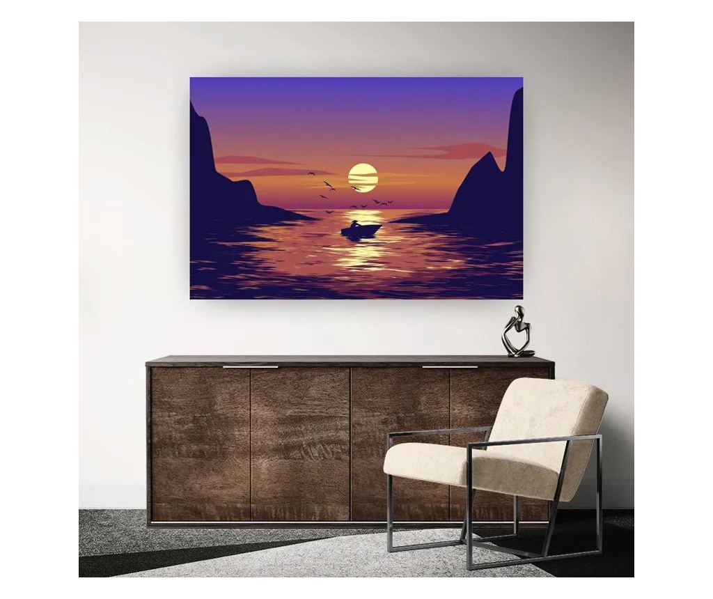 Vászonkép, Sunset Scenery View, 20x30 cm - 2