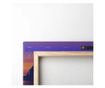 Vászonkép, Sunsetscenerywithseaviewandboatvectorlandscapeillustration, 40x60 cm thumbnail 4