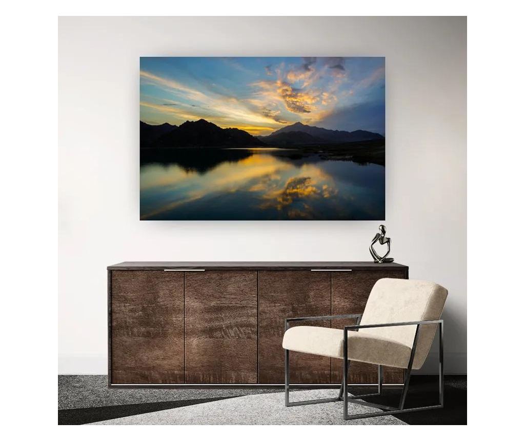 Vászonkép, Yellow Lake Light, 50x70 cm - 2