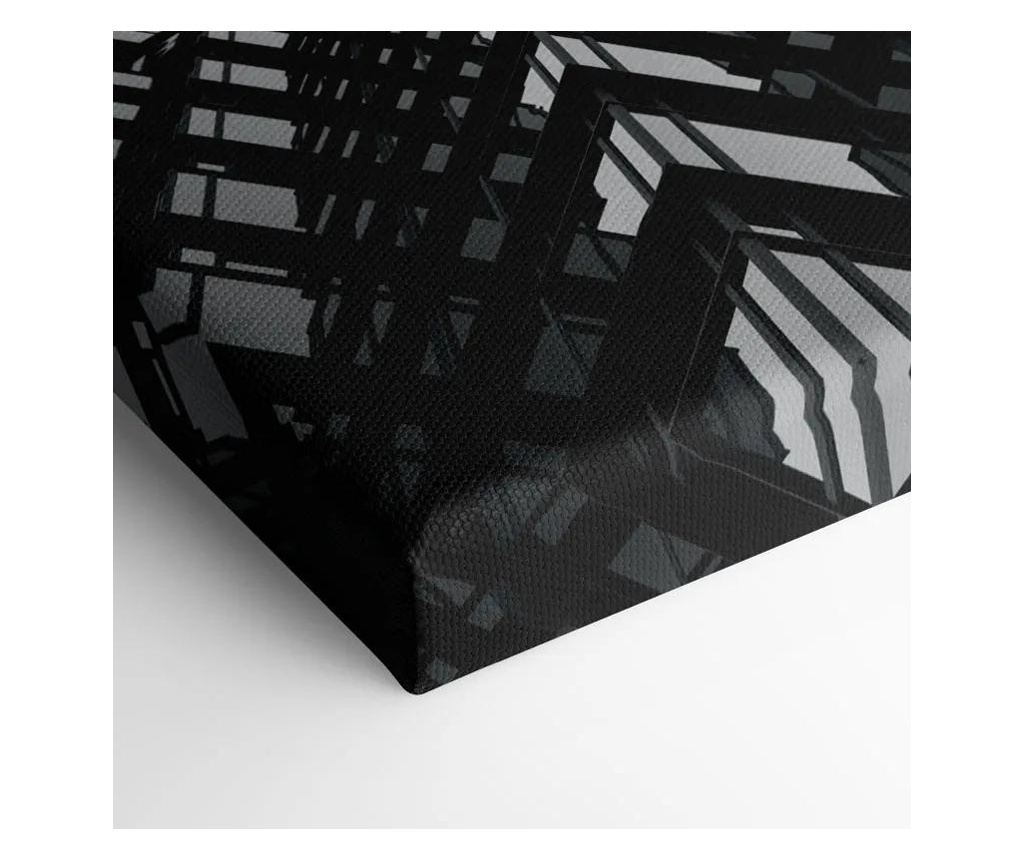 Vászonkép, Black Building, 30x40 cm - 3