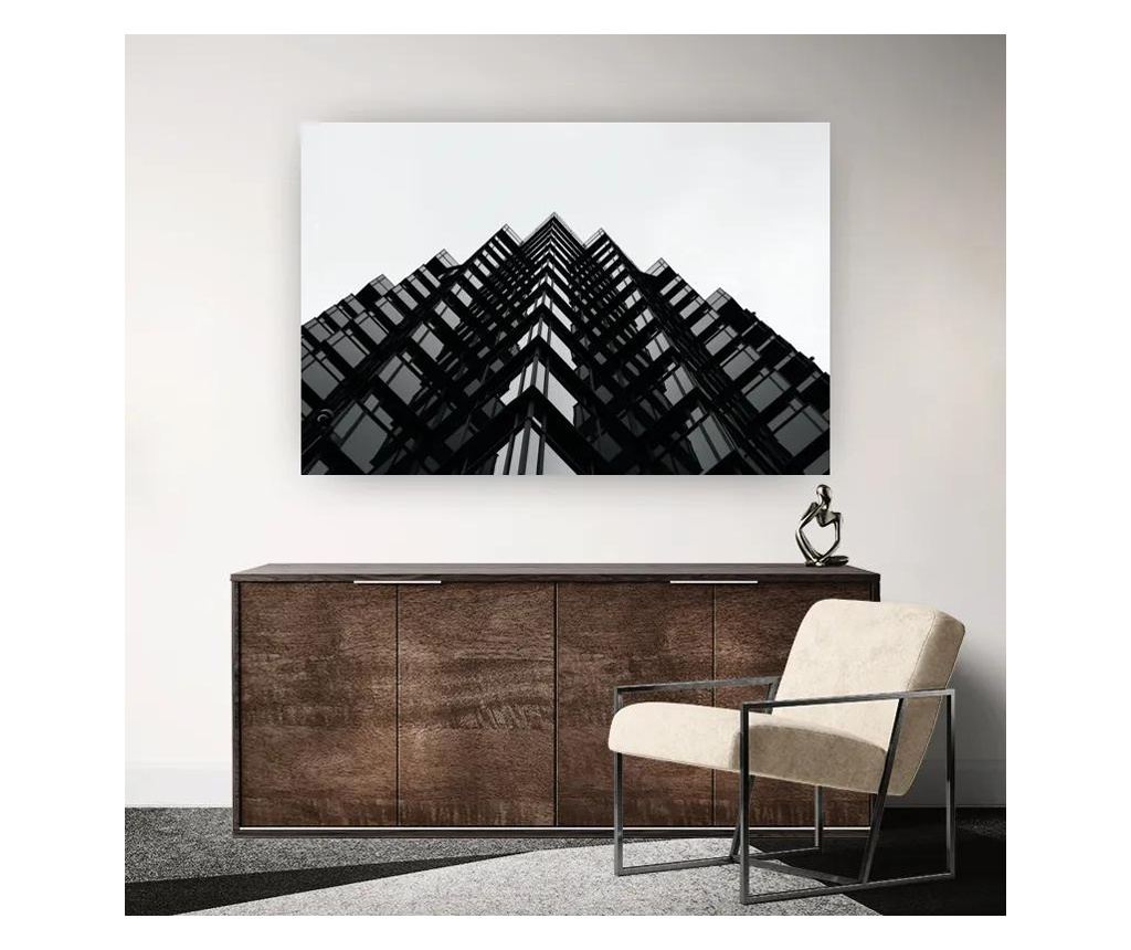 Vászonkép, Black Building, 30x40 cm - 2